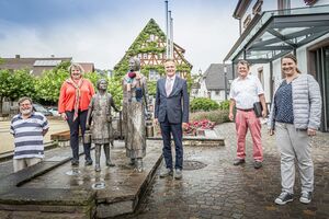 Hubert Foltin, Katja Mast, Udo Kleiner, Thomas Seyffarth, Jasmin Heckmann Bild: C. Valdivieso